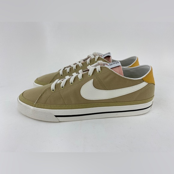 Nike Court Legacy Canvas Next Nature Wheat Sail Men's Sneakers Shoes DV0516-700 - Picture 7 of 12